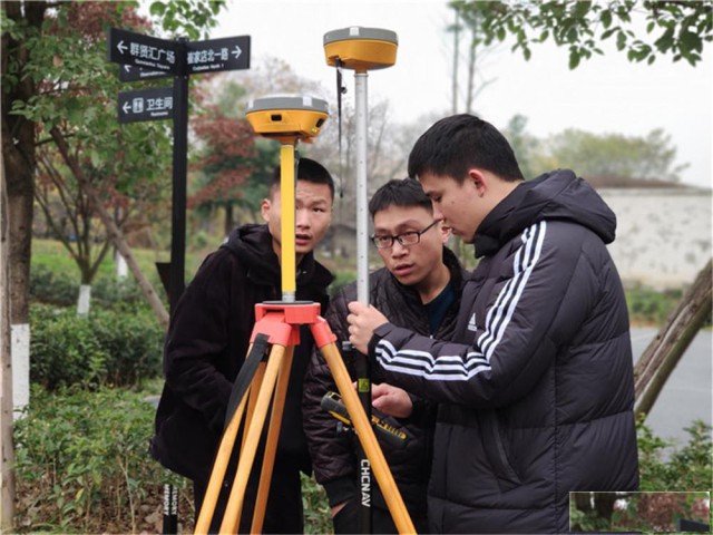 工地放样培训班实战学习GPS仪器