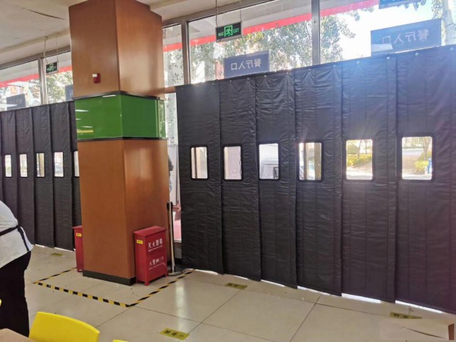 东城区安装皮革棉门帘