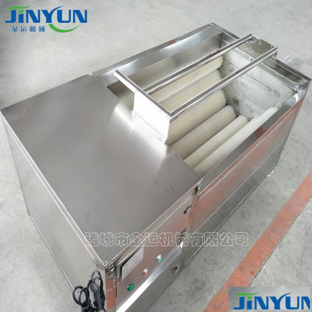 土豆红薯毛辊清洗机莲藕大姜毛刷清洗去皮设备