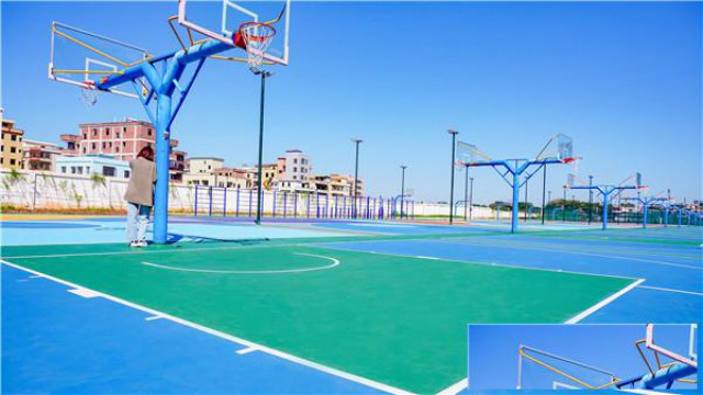 硅PU球场裂纹处理方法