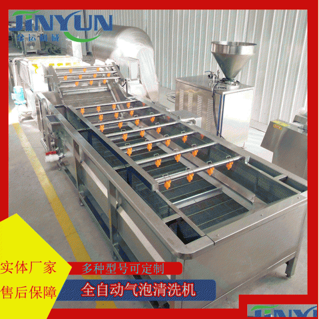 果蔬清洗设备甜椒辣椒小白菜油菜蔬菜清洗机杨梅清洗去泥设备