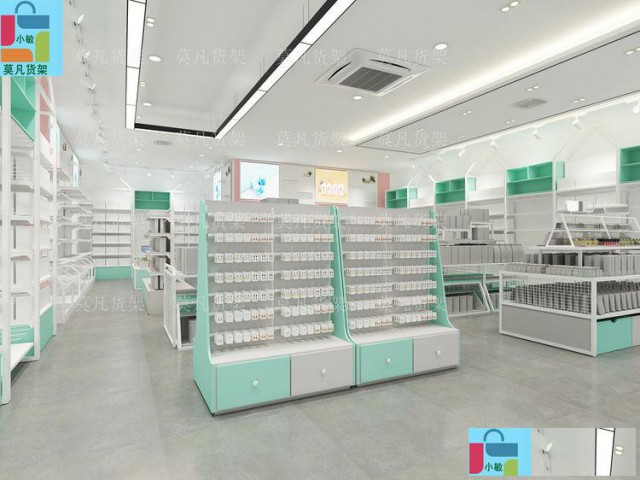 黄山三福精品店货架-莫凡货架生产厂家-美饰空间三福精品店货架