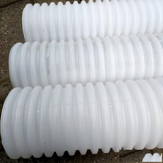 HDPE双壁波纹管弱电电缆保护管打孔PE波纹管
