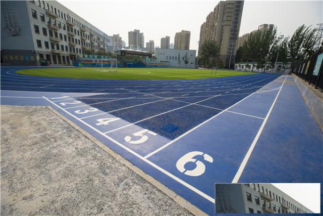 新国标塑胶跑道施工