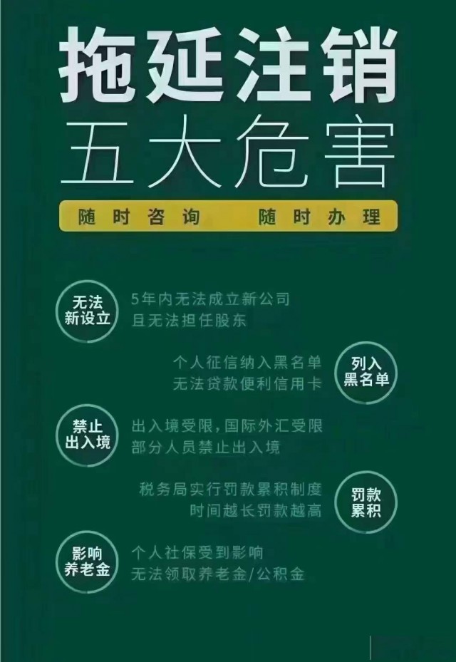 公司代理注销业务