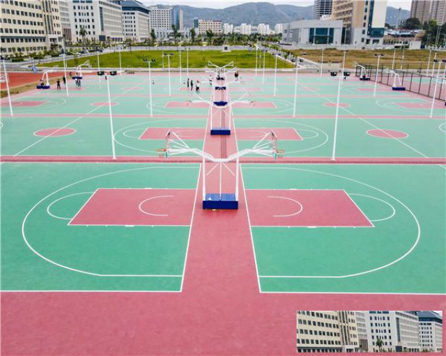 硅PU球场施工中遇到问题如何解决