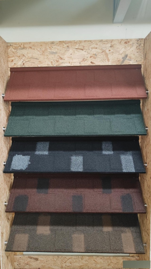 浙江铭臣彩石金属瓦厂家直销质量有保障