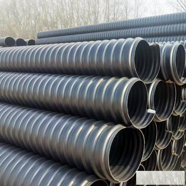 宝坻区钢带螺旋波纹排水管供应DN500钢衬波纹管