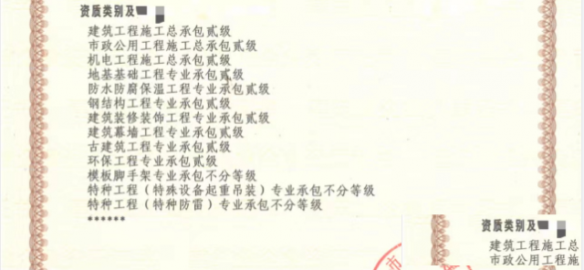 郑州房建二级市政二级二机电二级资质股权转让