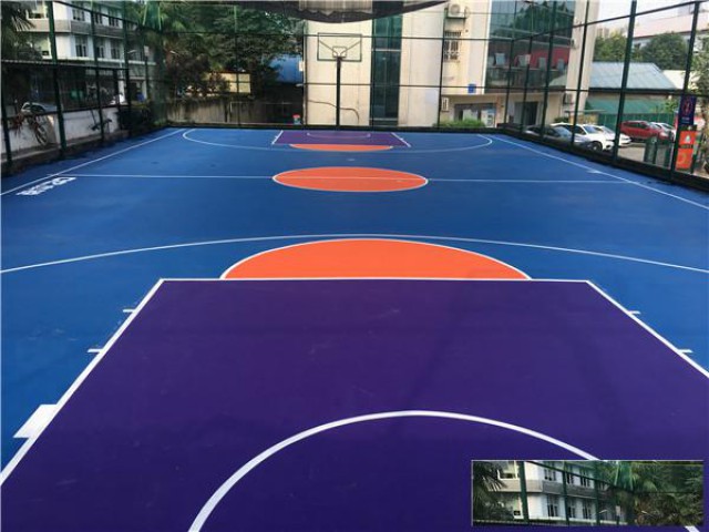 优力弹硅PU篮球场如何正确维护