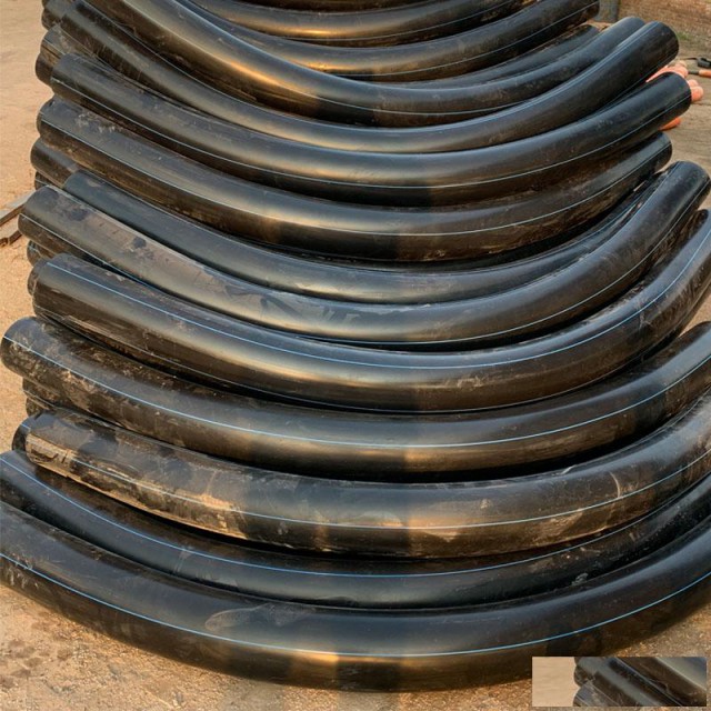 山西朔州PE电力管月牙弯头50-200PE管90度弯管