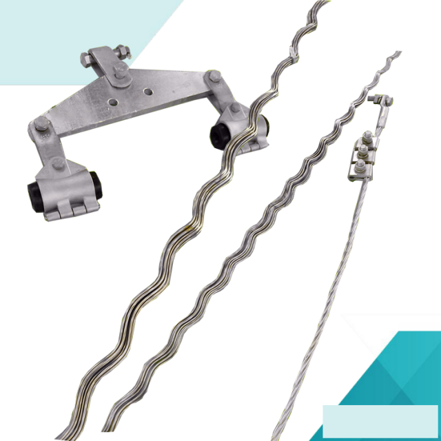 三跨线路用预绞式悬垂线夹光缆直线金具支撑线夹