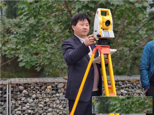 使用全站仪提高放线精度