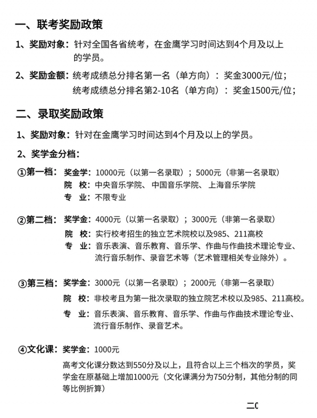 金华音乐艺考培训学校2024年复读班