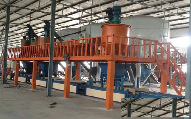 复合免拆模板设备