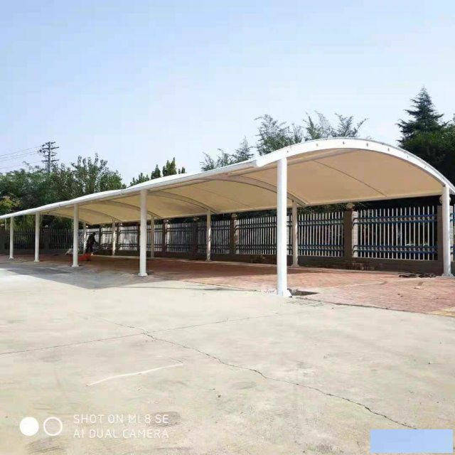 广州番禺承接汽车停车棚充电桩车棚安装阳光棚雨棚设计安装服务