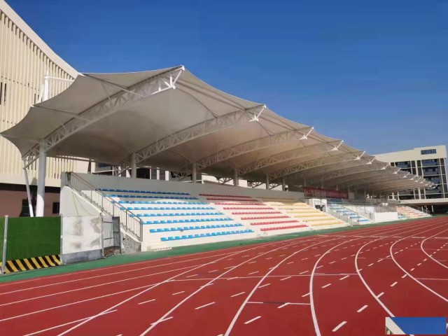惠州膜结构体育看台雨棚膜结构景观设计安装一条龙服务