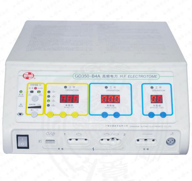 沪通高频电刀GD350-B4A多功能大功率单极双极高频电刀