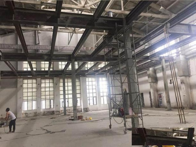 北京石景山屋顶彩钢板安装焊接维修钢结构厂房连廊