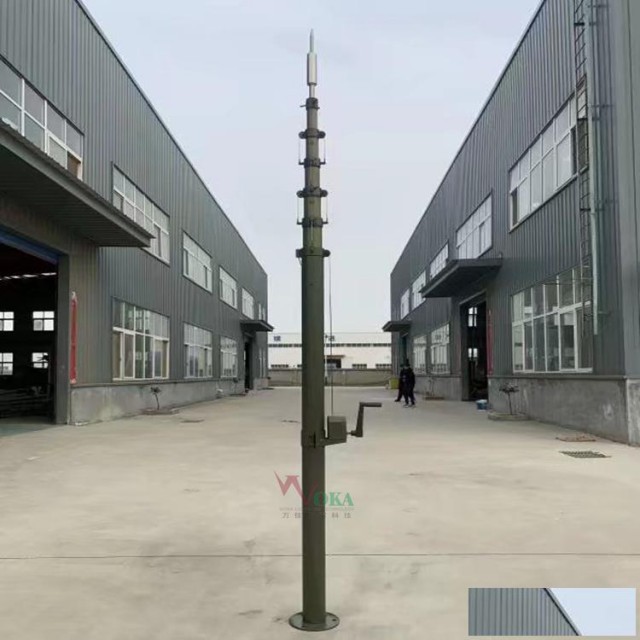 便携式手动升降避雷针户外机动式PDA避雷针车载非引雷装置