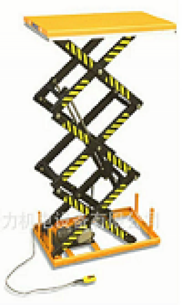 广东剪叉式升降平台单叉1吨升降台现货直发