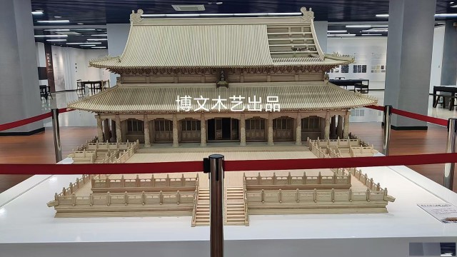 曲阜孔庙大成殿木质木制模型