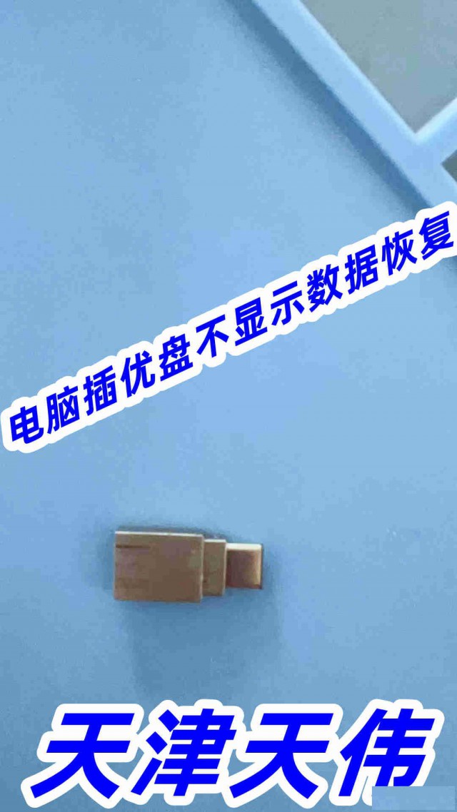 电脑插优盘不显示数据恢复/数据库修复/天津天伟