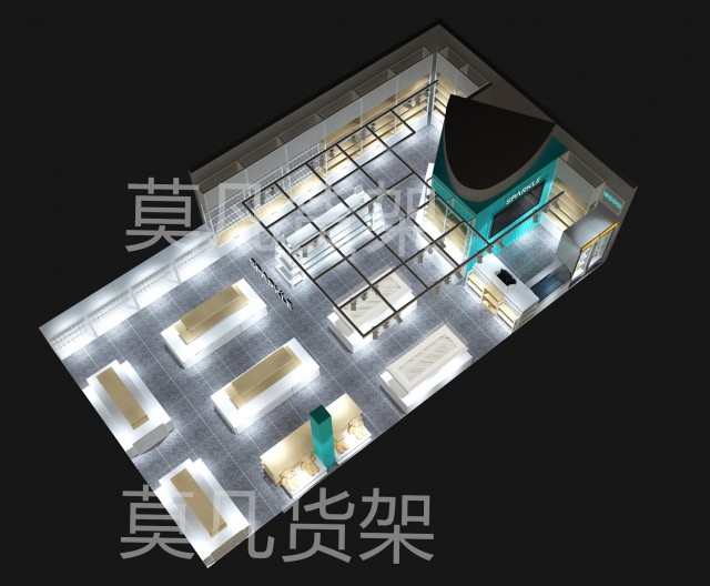 黑龙江100平方店铺如何装修精品店货架生意好