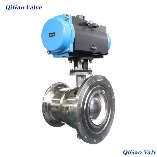 定制款卫生级釜底放料球阀