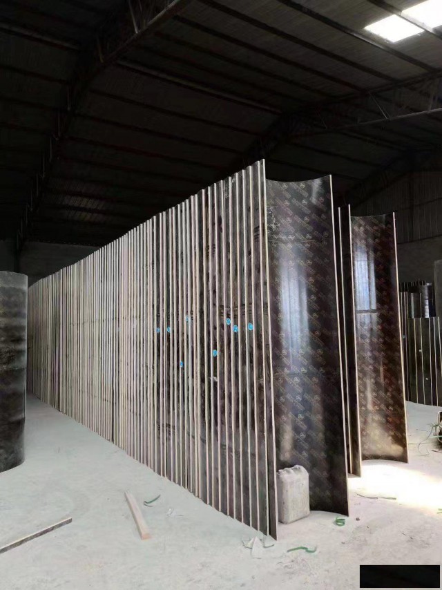 山东绿茵-清水圆模板-圆柱模板-定型圆模板-加工价格