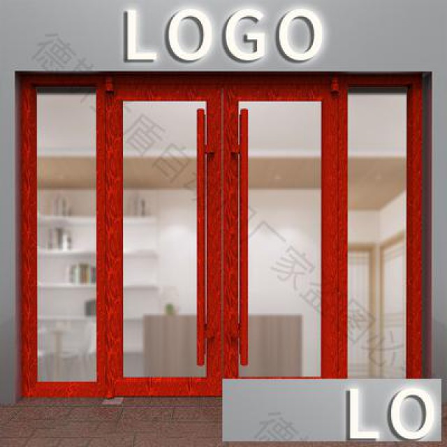 北京肯德基玻璃门厂家肯德基门窗安装