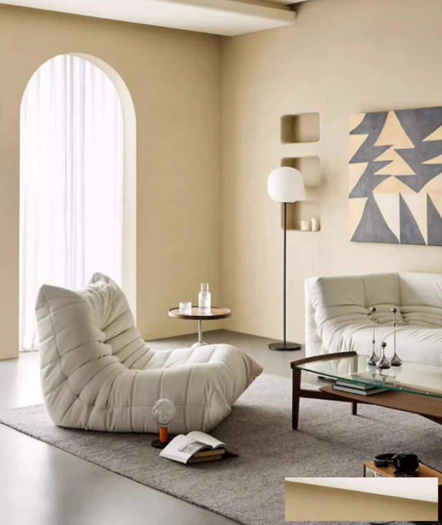 铂乐极满家懒人毛毛虫沙发舒适