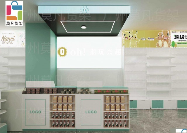 广东文具店货架上摆放的陈列