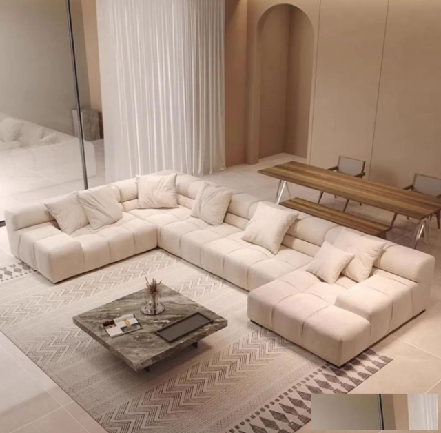 铂乐·极满家泡芙沙发，解锁治愈系奶油风家居密码