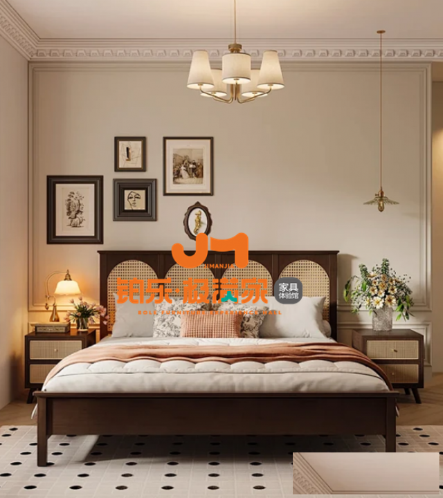 铂乐·极满家法式中古床，沉浸式体验法式浪漫主义