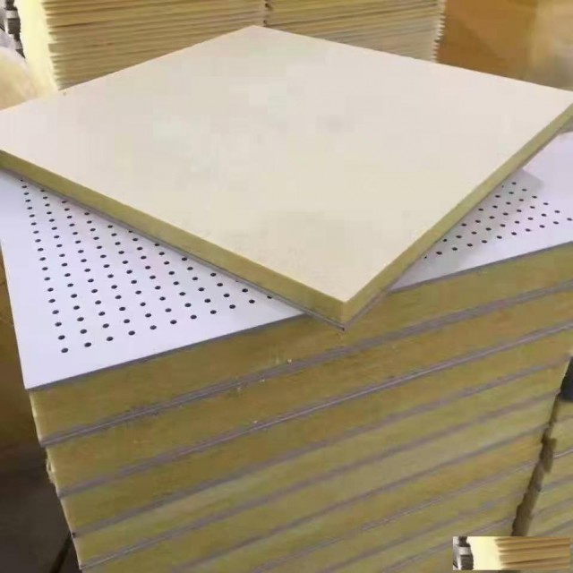 穿孔吸音板复合隔音板墙面穿孔铝复合吸音板吊顶机房吸音板