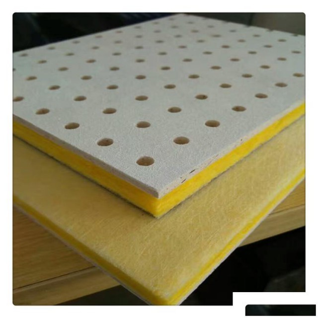 硅酸钙板复合穿孔吸音板优质阻燃吸音板厂家现货供应