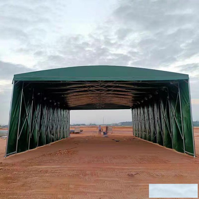 四川法式门头雨棚夜市推拉篷电动双开伸缩棚哪家好