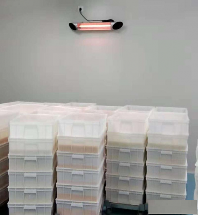 伟而特红外供暖解决高大建筑食品厂供暖难题