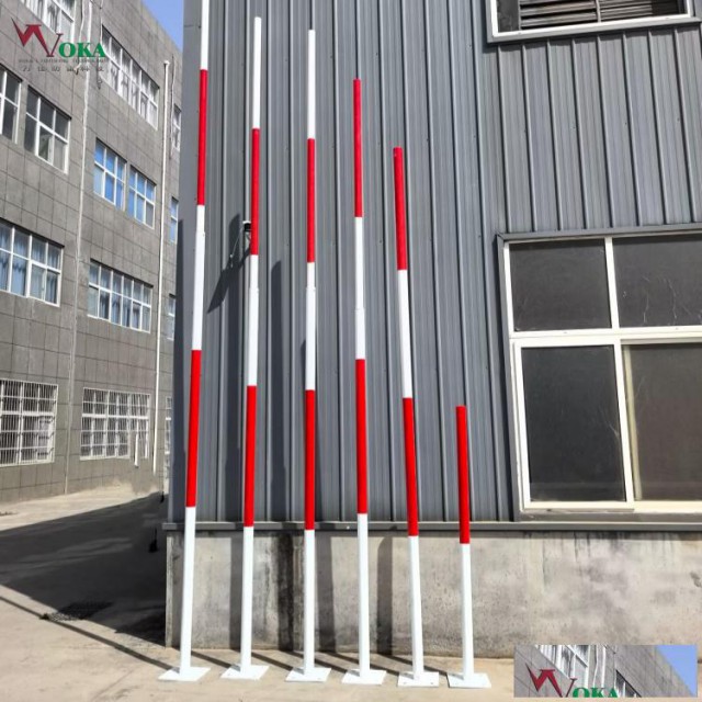 机场带避雷针易折易碎照明灯杆进近助航灯光支杆铝合金易折杆