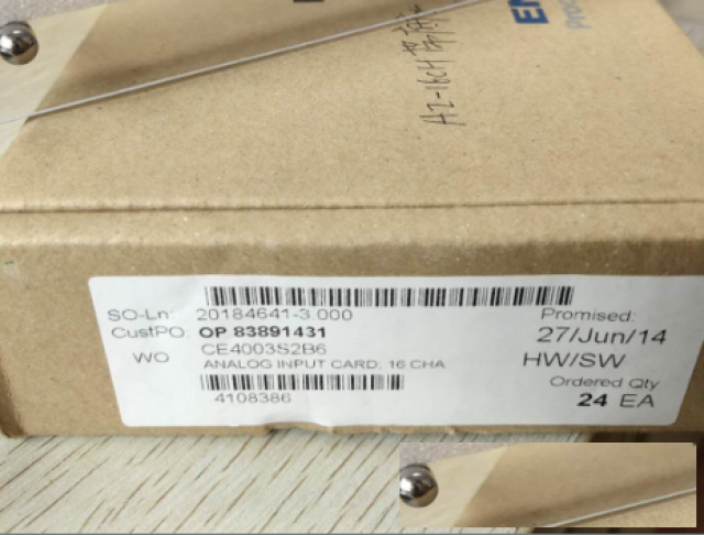 EMERSON艾默生CE4003S2B6控制器