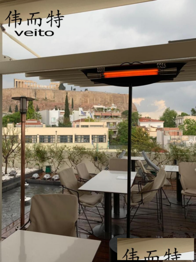 伟而特红外供暖真正解决户外天台餐厅的寒冷问题