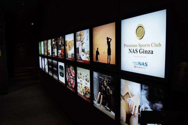 上海长宁区门头广告灯箱制作，公司形象墙制作安装