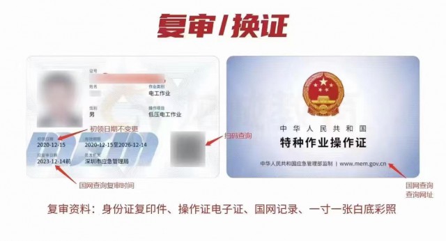 外地电工证焊工证在深圳怎么年审