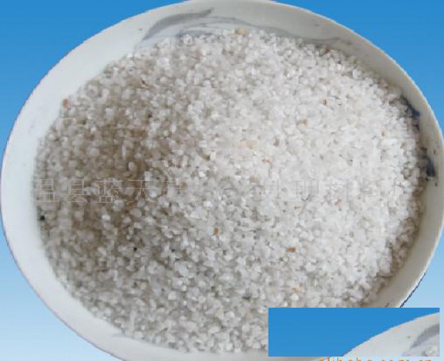 厂家供应石英砂水质净化过滤除锈用石英沙全规格精制石英颗粒