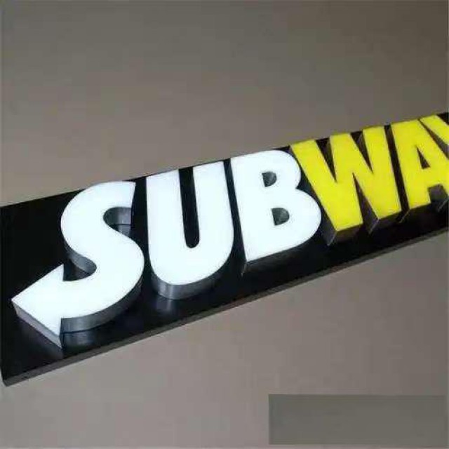 上海金山区门头广告灯箱制作，金山区霓虹灯制作安装