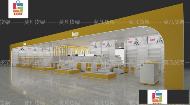 百货货架设计陈列通过空间布局升级组合