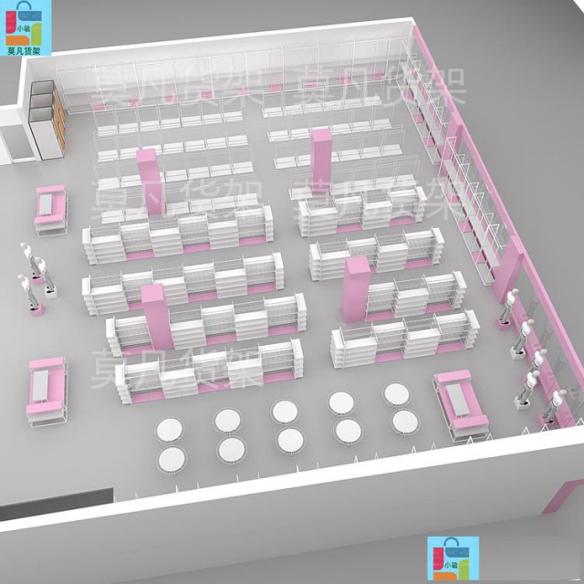 单面双面精品百货集合店货架-莫凡货架实力厂家可定做