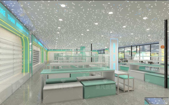 精品店货架必须兼具颜值、稳固性与灵活性