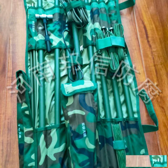 可升降双极天线杆高度可调适配多场景信号覆盖